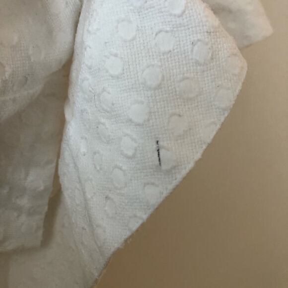 Anthro HD in Paris White Tie Waist Blouse - Picture 8 of 8